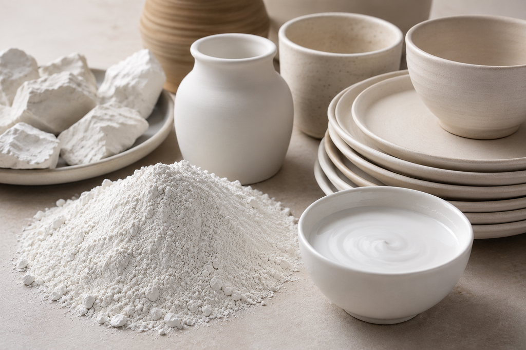 Hydrous Kaolin in Ceramics